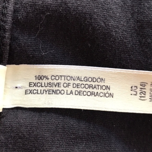 White Stag black short sleeve top with detailing - Picture 6 of 6